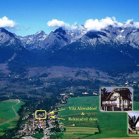 Vila Rekreacny Dom Altwaldorf Vysoke Tatry Stará Lesná Exteriér fotografie